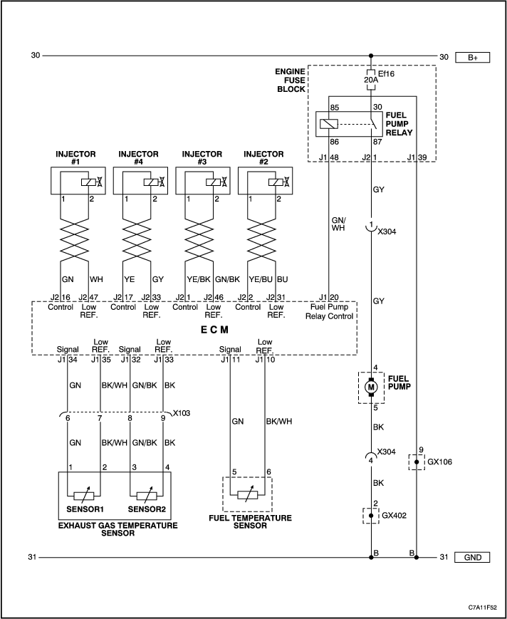 Каптива электросхемы Service Manual2007 Captiva