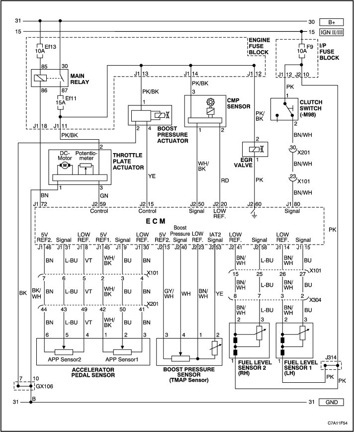 Каптива электросхемы Service Manual2007 Captiva